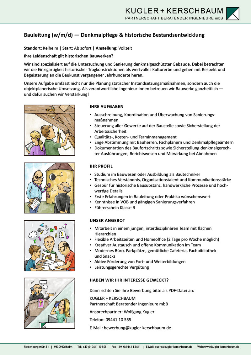 Bauleitung (w/m/d) gesucht